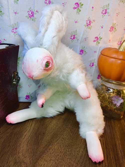 First doll ever made, wanted a sick bunny design and watched a lot of how to videos on doll making. 