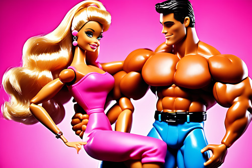 Barbie Loves Muscular Ken