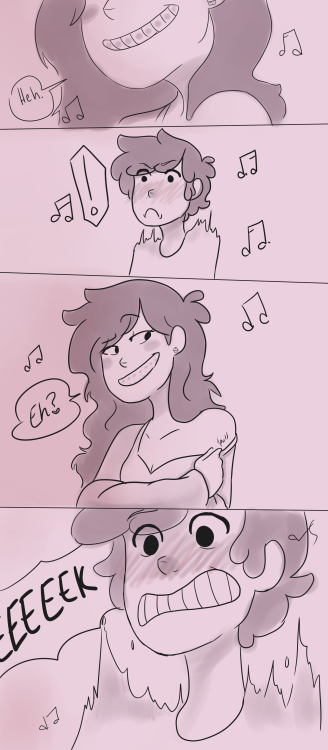 crazyhipsandotherships:  Dipper doesn’t know what to do when he walks in on his sister…For Pinesongs  awwwww cute haha