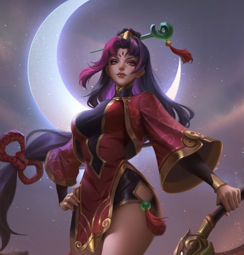 League of Legends&ndash;Diana Yini Shaohttps://www.artstation.com/artwork/9NRE3Q 