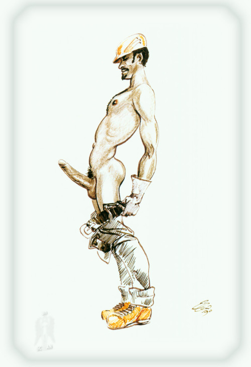 Fantasy of Action 38 - by Ed Cervone - This is from a retrospective of his work.Read an extremely fa