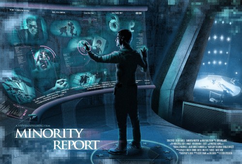 xombiedirge:Everybody Runs (Minority Report) by Kevin M. Wilson / Store36" X 24" 7 col