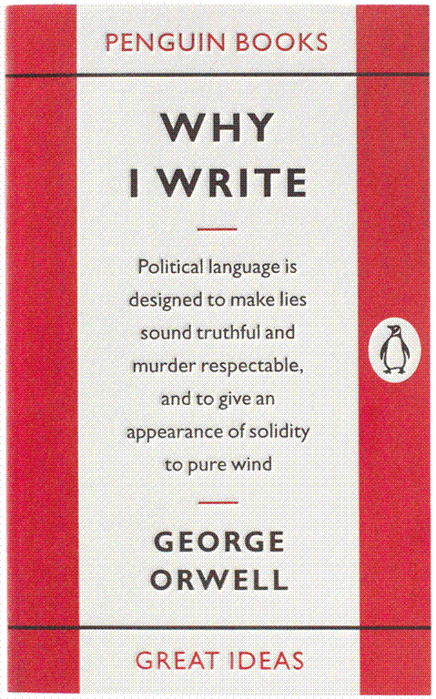 why i write by george orwellan essay rather than a complete book, but excellent nonetheless.  got va