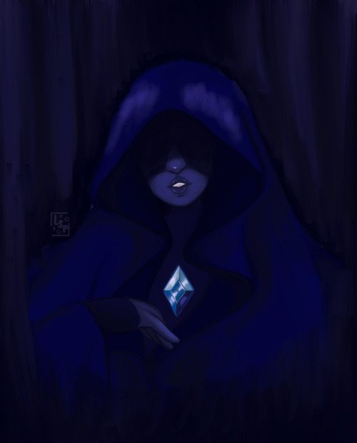 I did a digital painting of Blue Diamond the day I had an art block/vent and did this as stress reli