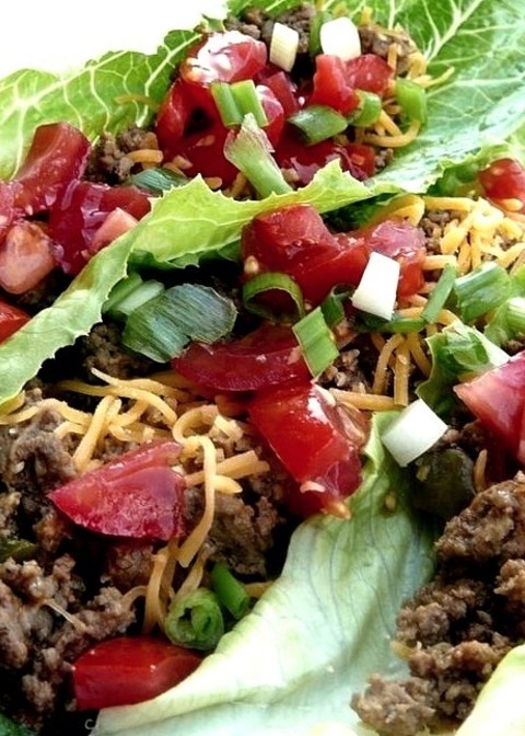 Lettuce Leaf Tacos - Appetizers And SnacksOn Taco Nights, Try These Lettuce Wraps With Mexican Ground