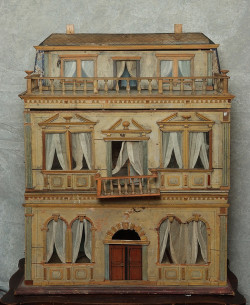 lost-in-centuries-long-gone:  1860’S Christian Hacker dollhouse by dolls4marybeth on Flickr. 