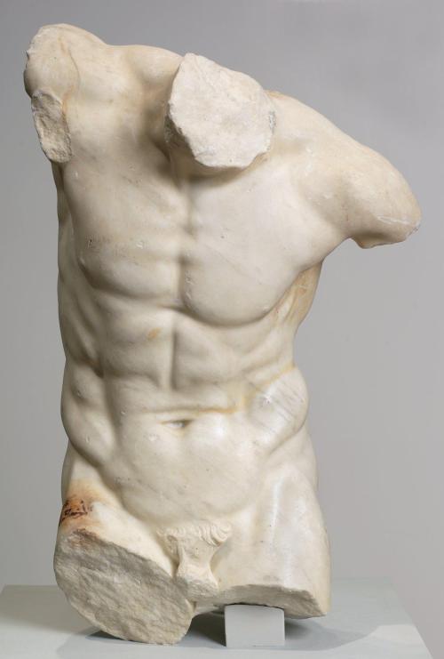 historyarchaeologyartefacts: Torso of a Dancing Faun, Graeco-Roman, 1st century A.D. [1296 x 1920] Source: https://reddit.com/r/ArtefactPorn/comments/bfbusi/torso_of_a_dancing_faun_graecoroman_1st_century/ 