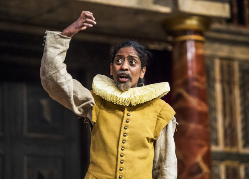 likeniobe:deaf actor nadia nadarajah as celia and guildenstern in the globe’s current productions of