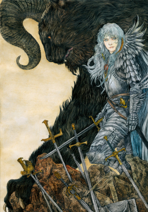 zakuroaoyama:Griffith21X29,7watercolor over paper