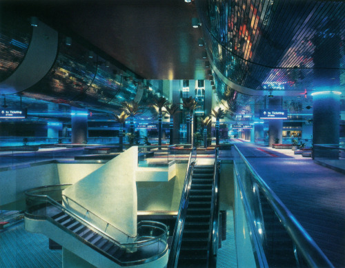 newwavearch90: McCarran International Airport Central Terminal - Las Vegas, NV (1986)Designed by TRA