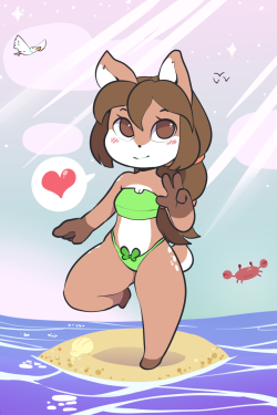 itsunknownanon:Doe enjoying a little sun~