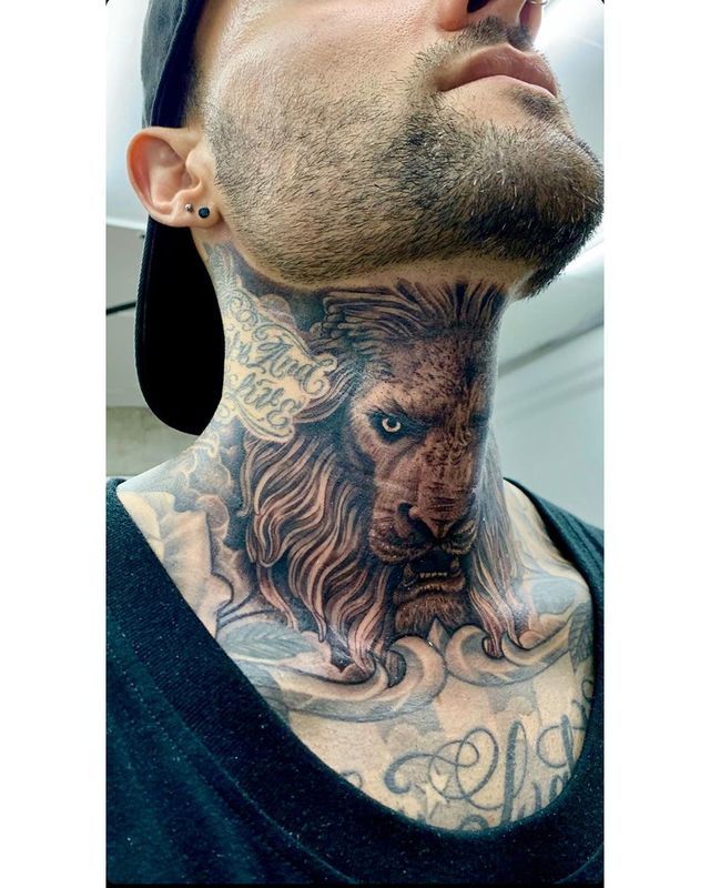 Lion Tattoos Designs, Ideas and Meaning | Tattoos For You | Traditional lion  tattoo, Cool tattoos, Lion head tattoos