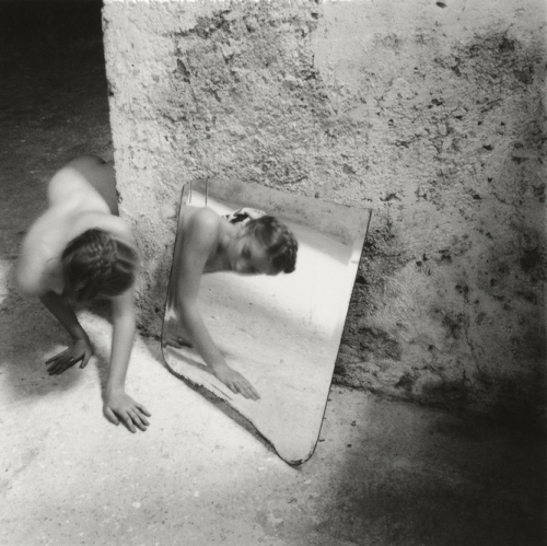 my-secret-eye:Francesca Woodman, Self-Deceit, Rome, Italy, 1978