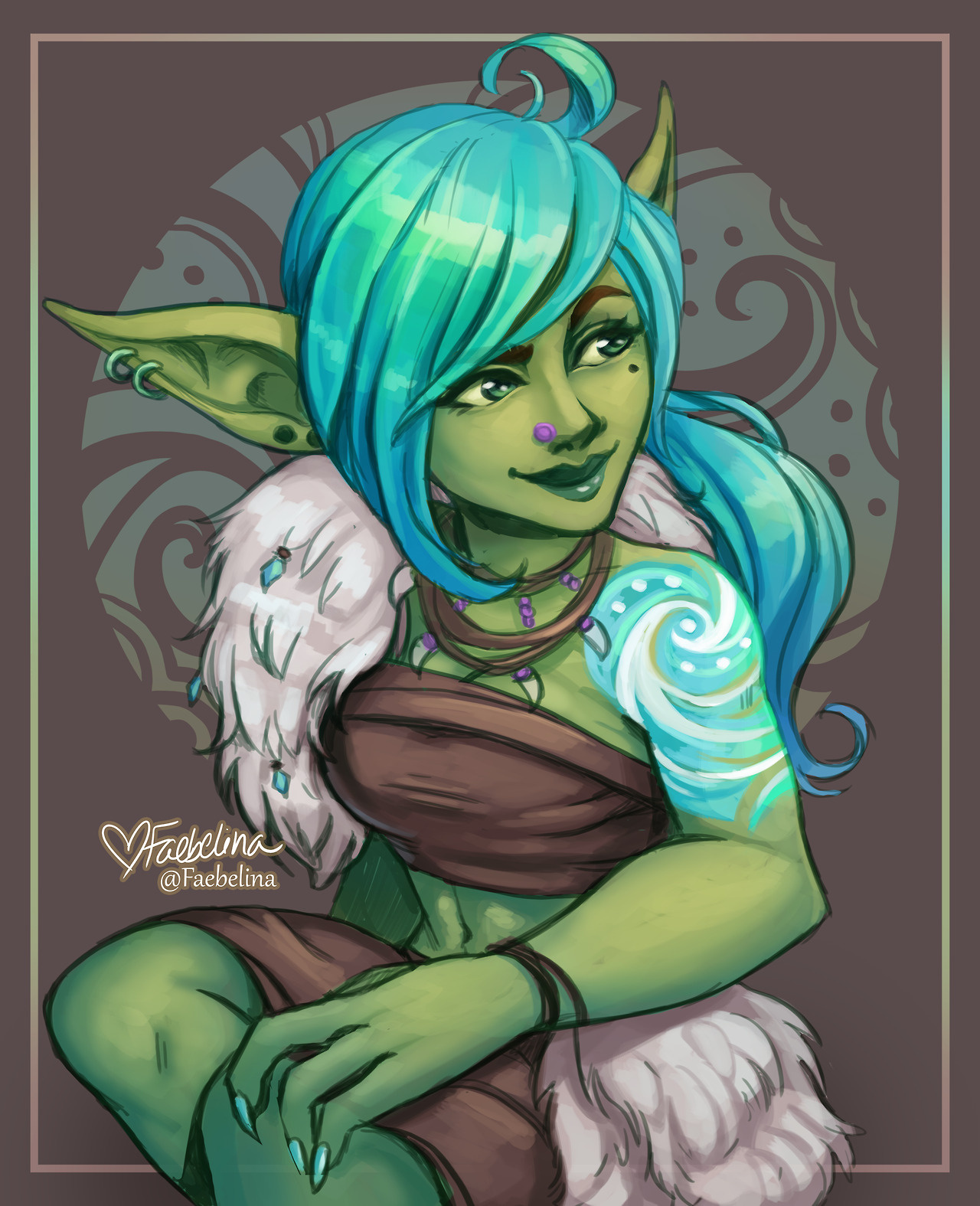 faebelina:My lil’ resto shaman, Glitzy. Still playing around with canon outfit