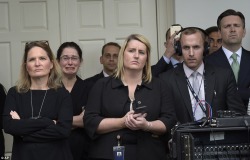 obamadoesntcare:  neverhilary2016:  texas-conservative:  Actual photo of White House staff awaiting Donald Trump visit per President Obama’s invitation. #tolerance   stupid people. grow up. you lost and your cause was rejected by America. Now, get over