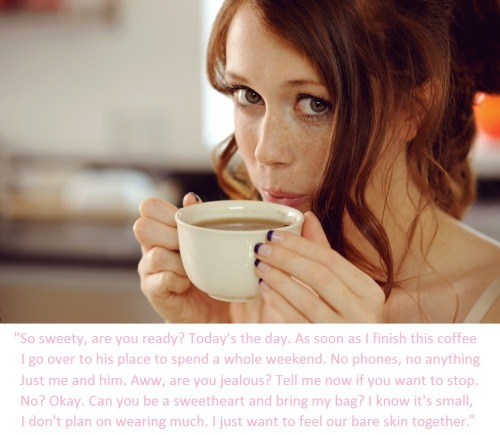 like2watch69:  Love this kind of teasing.  This has been the morning conversation more than once whe