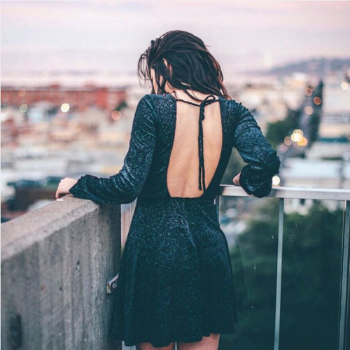 urbanoutfitters: LBD. Sunset. Yes.@claire_bear4 #UOonYou #urbanoutfitters