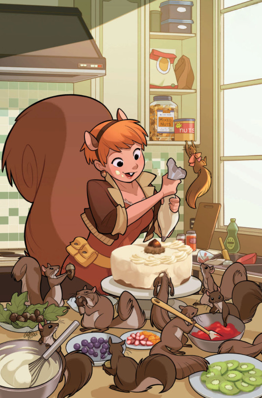 ryannorth:unbeatablesquirrelgirl:GURIHIRU’s special cover for our issue 3 is THE