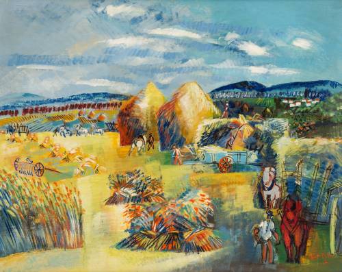 La moisson dans l`Oise - Jean Dufy