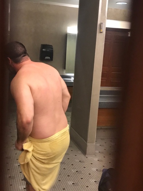 hornyguy4u69:Big Beefy Black Boxer Briefs Bubble Butt Smooth Muscular Yellow Towel Gym Bear Guy