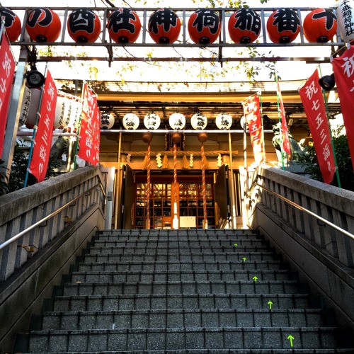 十番稲荷＠麻布十番One point perspective @ Juban Inari, Japan