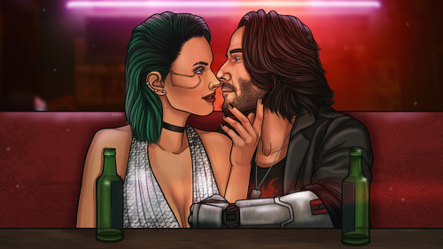 pheedraws: THE NAME OF THE GAMEI’m super excited to share the art I did for the Cyberpunk 2077 Big B