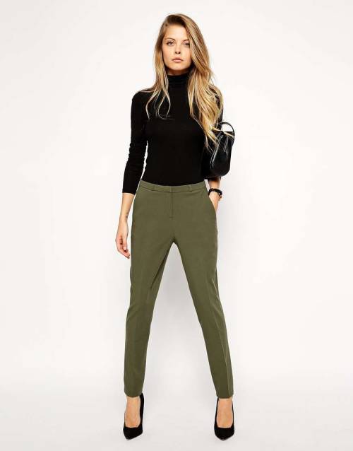 ASOS Cigarette Pants In Crepe