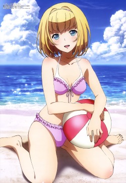 Yamaguchi Anna Heavy Object Milinda Brantini Bikini Cleavage Swimsuits | #335435