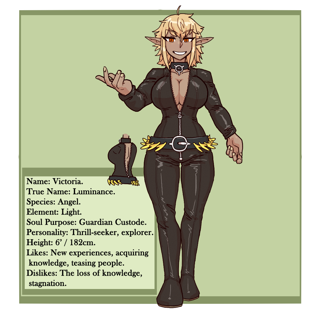 tenkaboutholes:  tenkaboutart:Character Design patron request 