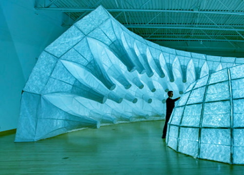 fohk:  John Grade’s capacitor moves and illuminates with weather data
