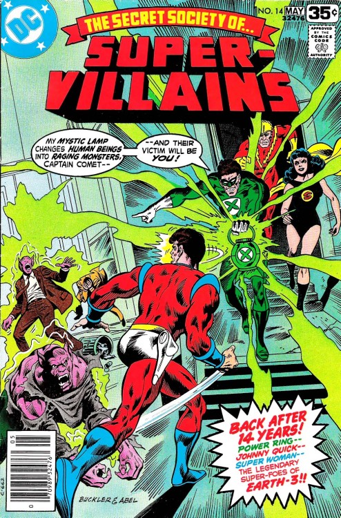 The Secret Society Of Super-Villains #14, May 1978, Pencils Rich Buckler, Inks: Jack Abel