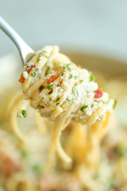 do-not-touch-my-food:    Shrimp Carbonara  