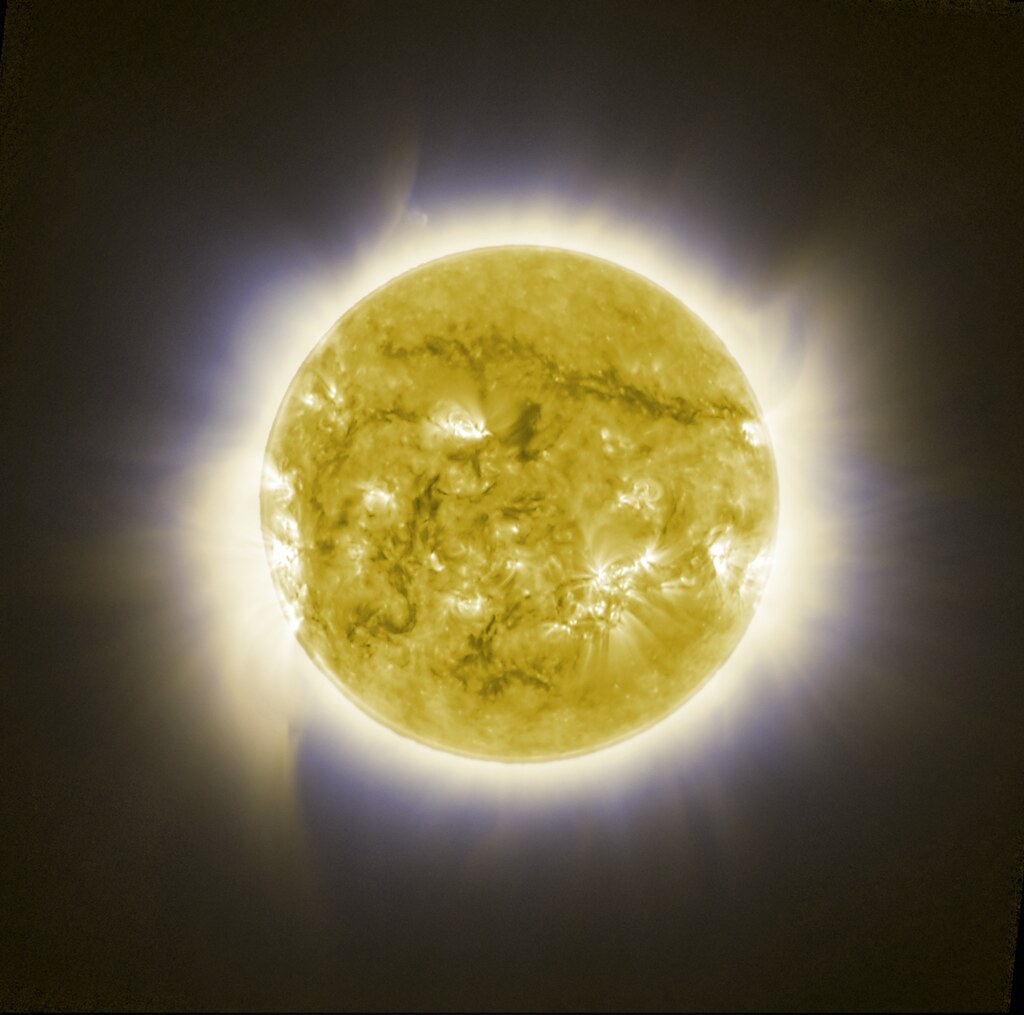 Hybrid solar eclipse composite by europeanspaceagency