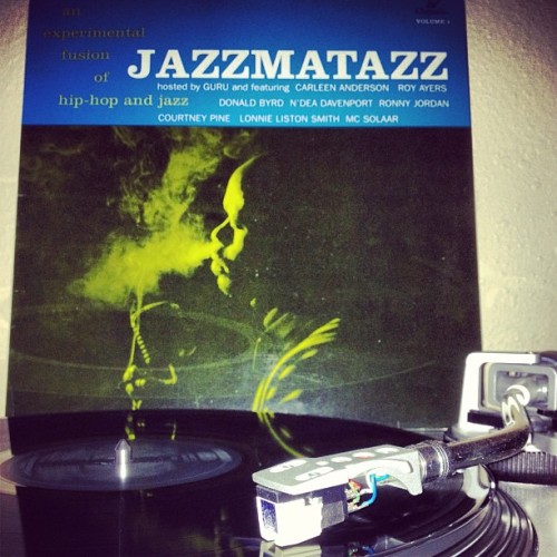 vinylpsyched:  #vinyl #vinylclub #instagood #instavinyl #vinyljunkie #vintagevinyl #guru #jazz #hiphop #nyc #brooklyn #records #recordcollector #recordcollection #love #nowplaying #nowspinning 