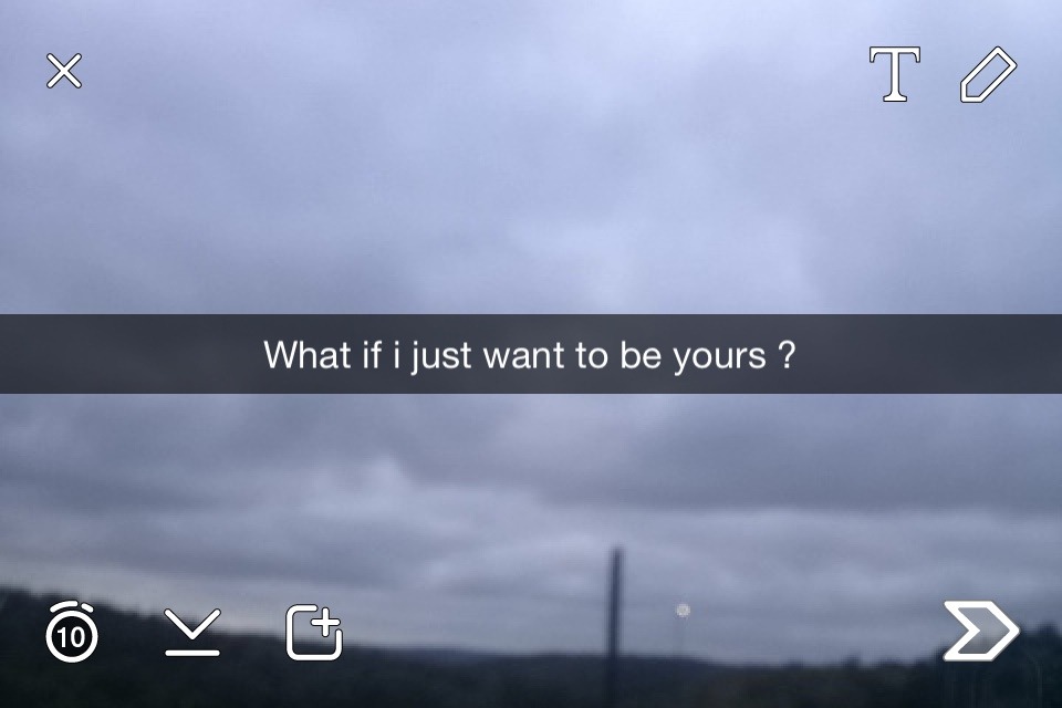 officiallanaa:  What if i just want to be yours ?