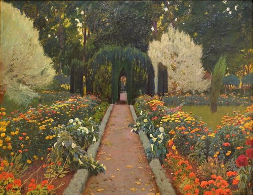 Santiago Rusiñol - Aranjuez Garden, Arbor, II (1907)