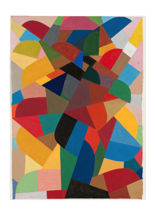 Otto Freundlich, Composition, 1940. Gouache on paper. Wilhelm-Hack Museum, Ludwigshafen. Photo Joach