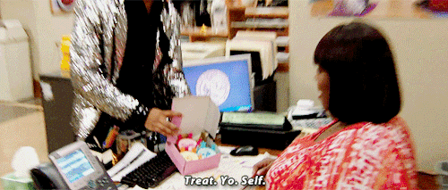 doona-baes:  happy treat yo self day! first aired on 10/13/2011  What has been most disturbing about