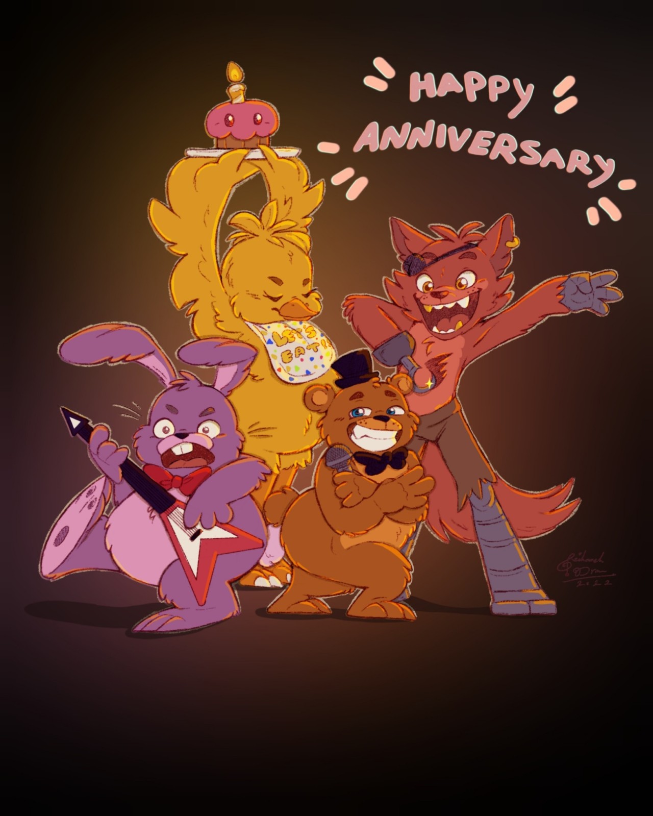 Happy 1 Year Anniversary, FNAF: Security Breach!! (I'm a little late D: but  better late than never!!) : r/fivenightsatfreddys