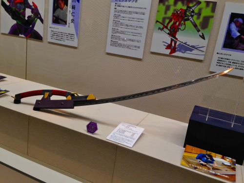 1000snsk:  大阪歴史博物館の『エヴァンゲリオンと日本刀展』に行ってきました！ どれもかっこよかった～！ I went to “Japanese sword Evangelion Exhibition” of the Osaka Museum of History! Any really was smart!