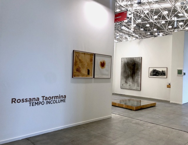 Rossana Taormina ArteFiera Bologna 13_15 maggio 2022 LOMAGNO artecontemporanea padiglione 15 stand F19