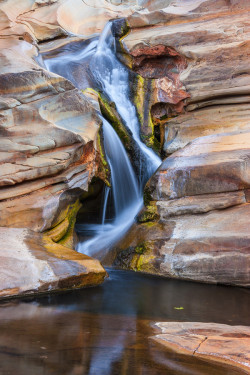 Foxxis:  Abstract Waterfall By Rickdrent    