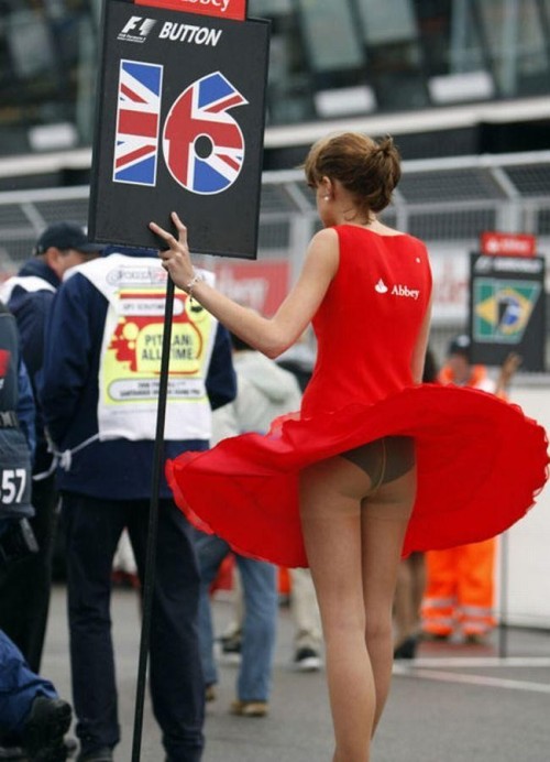 oopsembarrasing:  luckily she was wearing panties