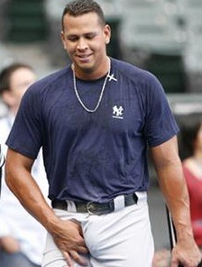 Baseball player Alex Rodriguez