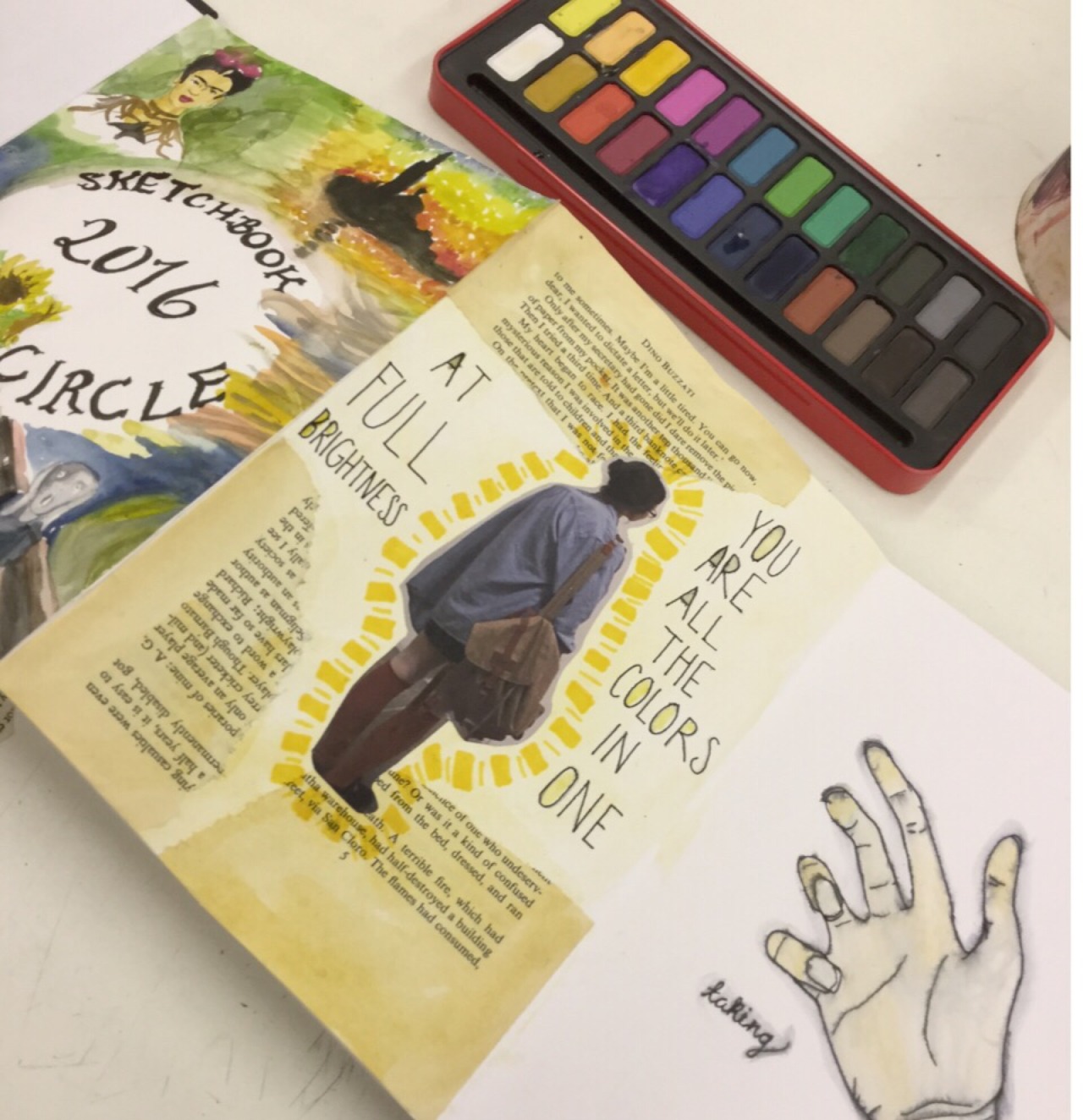 yellowgoghkid:  art room vibes 🖌💛 