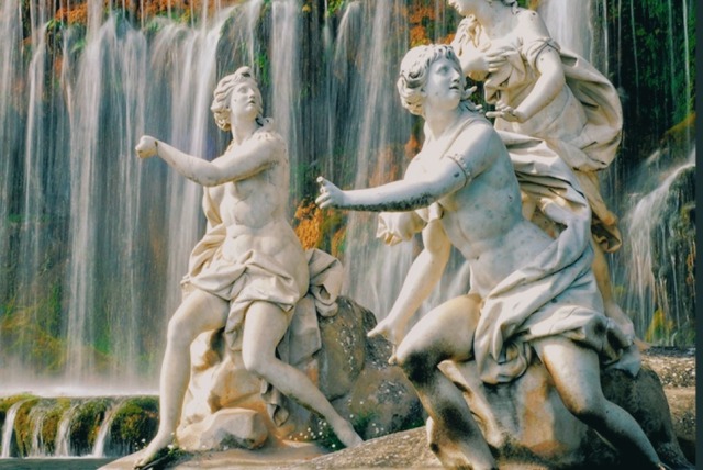 glazedeye-s:Fountain of the goddess Diana (Artemis), Royal Palace of Caserta: Reggia di Caserta, Italy.