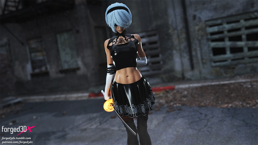forged3dx:  2B In The StreetFor extra angles, high res images and more rewards like