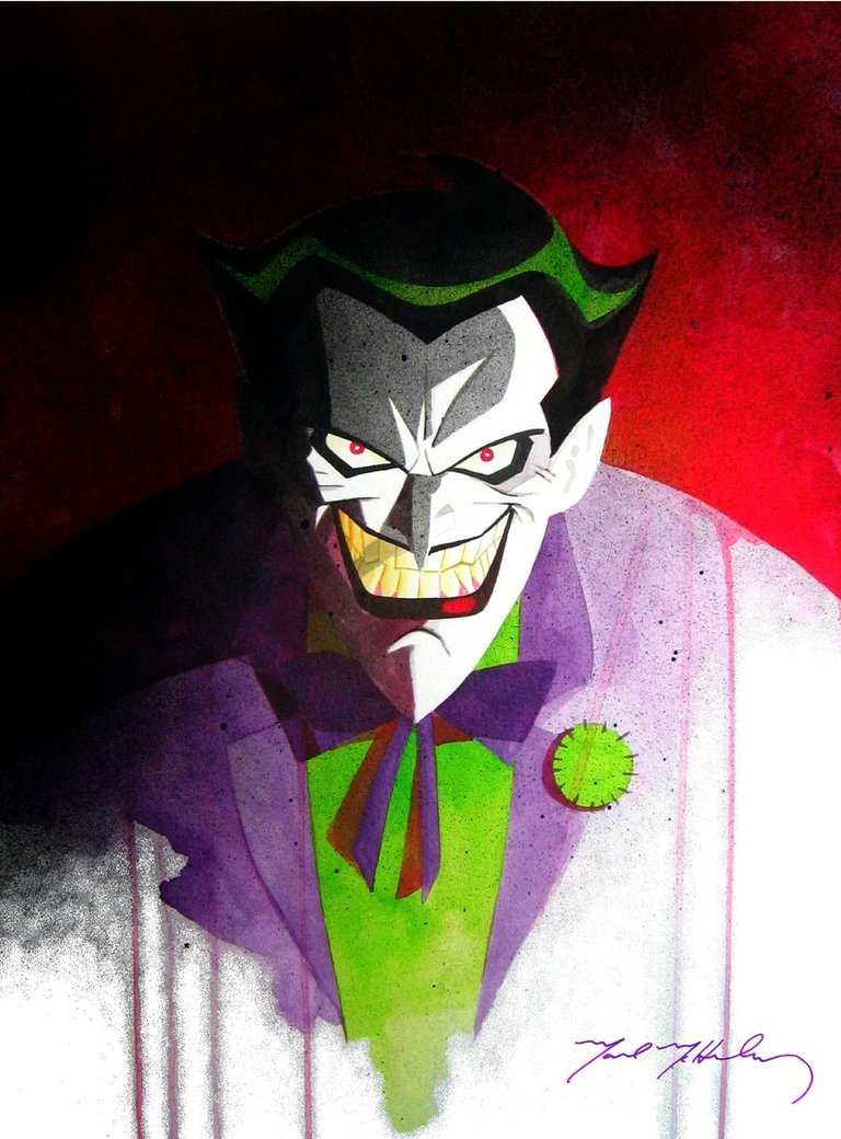 Without Batman, crime has no punchline — Joker fan art by Mark McHaley  based on the “Batman...