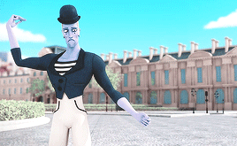 angrycucco:  Miraculous Ladybug   ☆ The Mime  Bonus Gif: