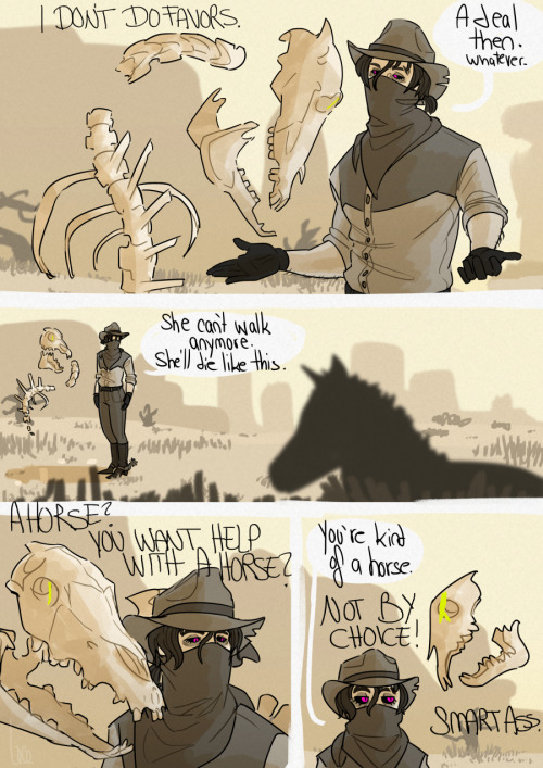 goingloco:Another short comic of Valentine and Carousel in which V meets an old “friend”. It takes p